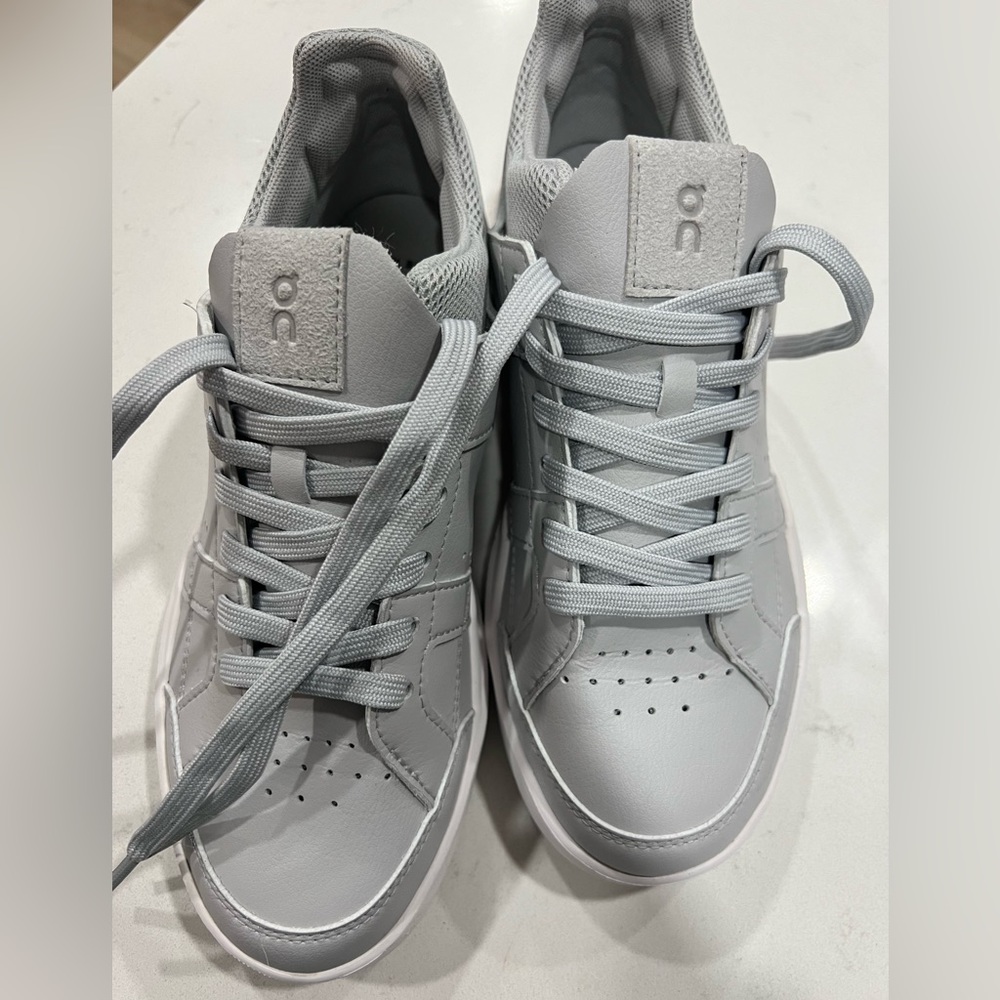On sneakers. Brand new.